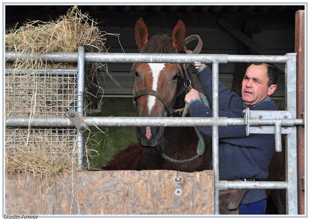 Jean-Claude et son cheval
