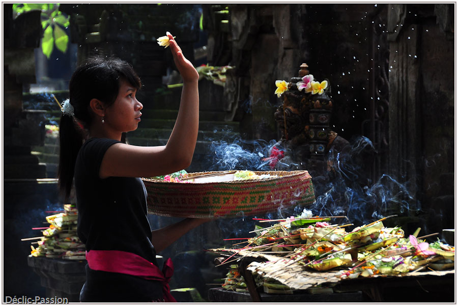 Offrandes à Ubud - Bali -
