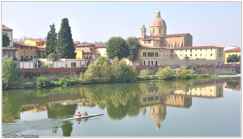 L' Arno à la rame !
