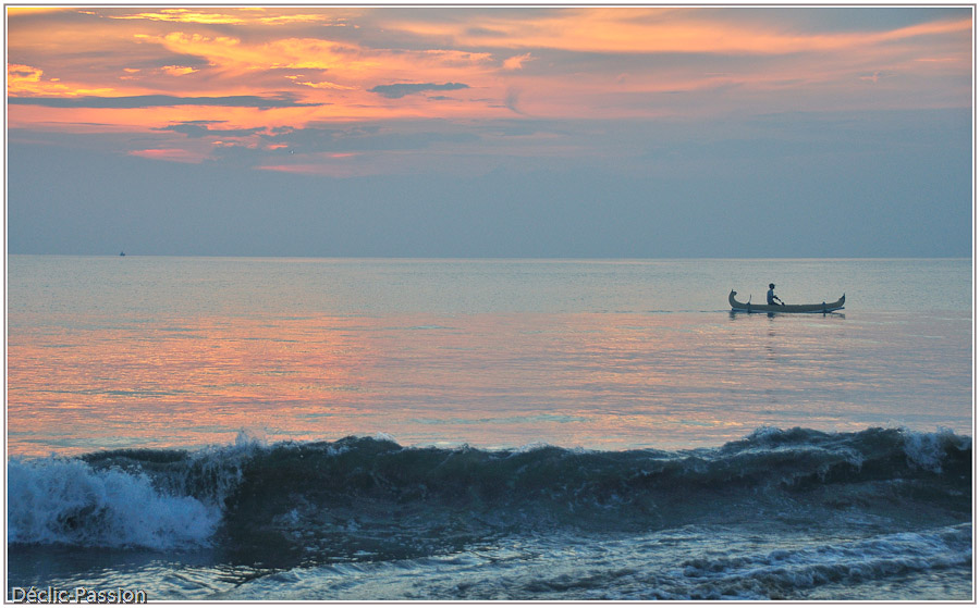 Pêcheur du soir à Jimbaran