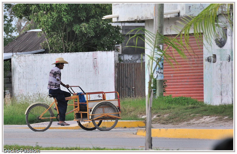 Le triporteur jaune